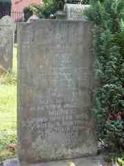 Brown gravestone