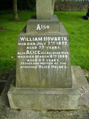 Holmes gravestone
