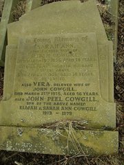 Cowgill gravestone