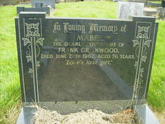 Greenwood gravestone