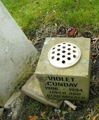 Hartley/Cunday gravestone