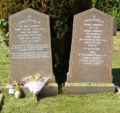 John Milne gravestone