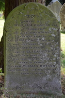 Clarke gravestone